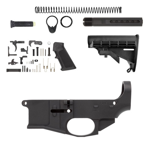 Premium Fire/Safe Marked Billet 80% Lower Assembly Premium Fire/Safe Marked Billet 80% Lower Assembly